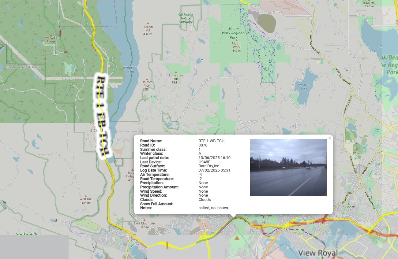 Lynxfield road maintenance schedule map